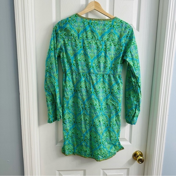 Victoria’s Secret Coverup Mini Dress Boho Summer Tropical Beach Vacation Small - Picture 4 of 7